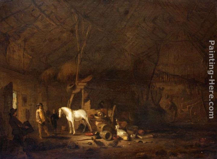 Egbert van der Poel Barn Interior